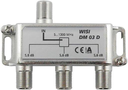 3-fach F-Verteiler 5-1300 MHz