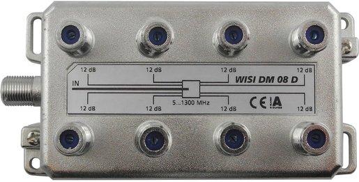 8-fach F-Verteiler 5-1300 MHz