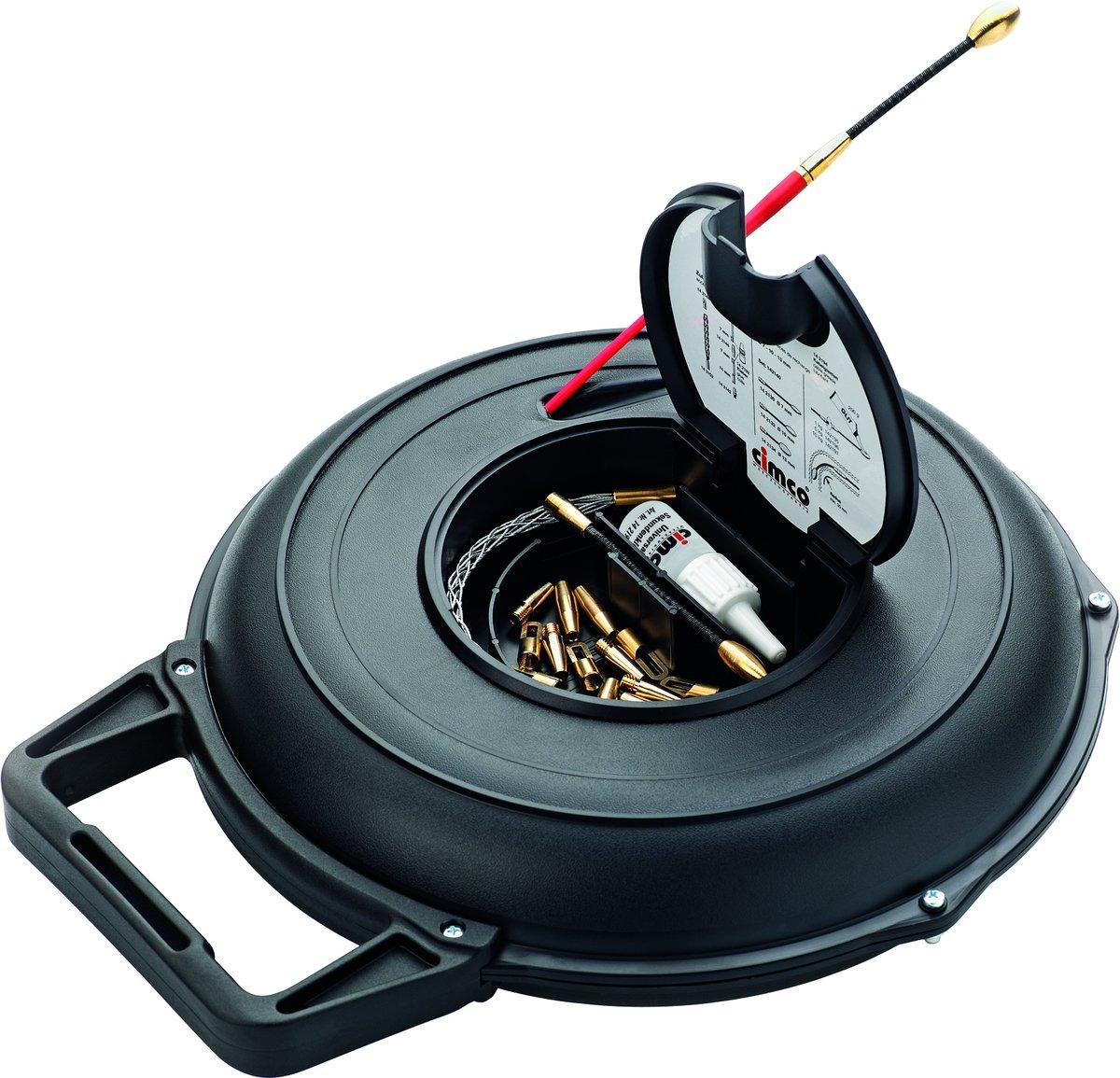 Kabel-Einzughilfe Kati-Blitz 30m mit eingebauten Zubehör-Sortiment