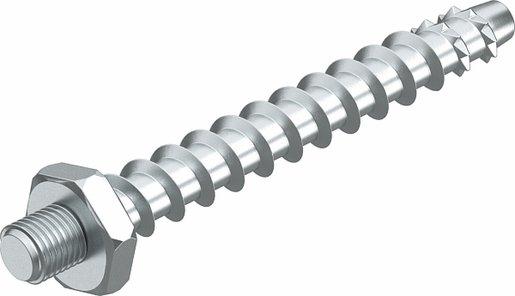 Brandschutz-Schraubanker Sechskant SW10 mit M6 Gewinde 6x55mm St galva