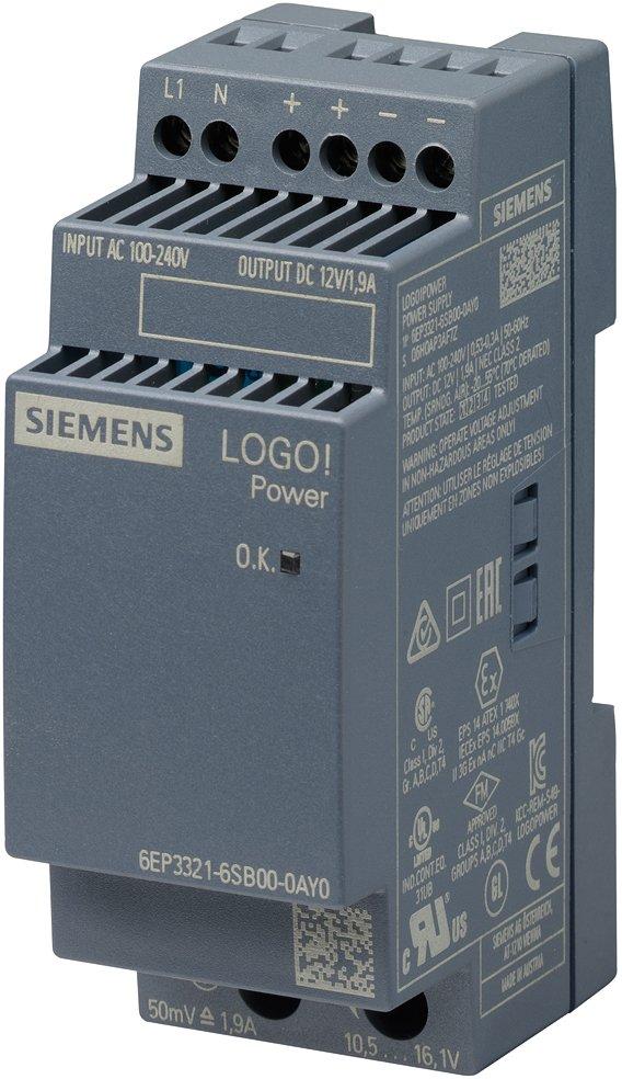 LOGO! POWER 12 V / 1,9 A - geregelte Stromversorgung