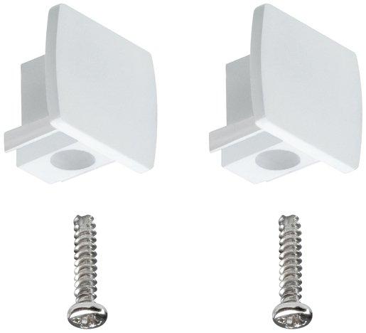 URail Universal Endcap 2er Pack Weiß Kunststoff