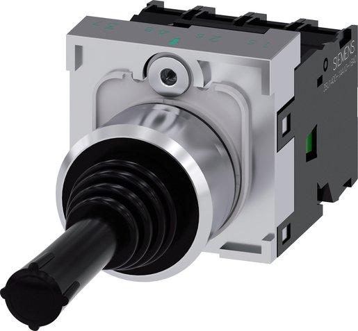 Koordinatenschalter 22mm rund schwarz in der O-Stellung 1S 1S 1S 1S