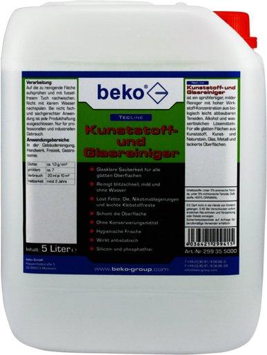 TecLine Kunststoff- und Glasreiniger Kanister 5l