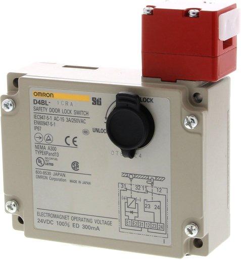 Verriegelungsschalter mit Zuhaltung G1/2 2Ö + 1Ö m. Verriegelung