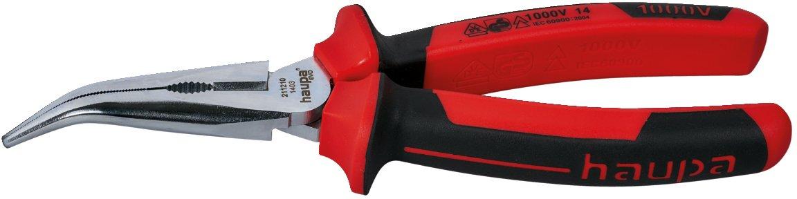 VDE-Storchschnabelzange gebogen 200 mm