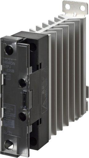 Halbleiterrelais 1-phasig 27A 100-480V AC mit Kühlkörper DIN-Hutschien