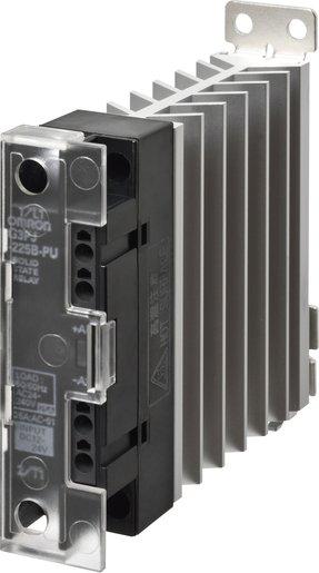 Halbleiterrelais 1-phasig 27A 100-480V AC mit Kühlkörper DIN-Hutschien