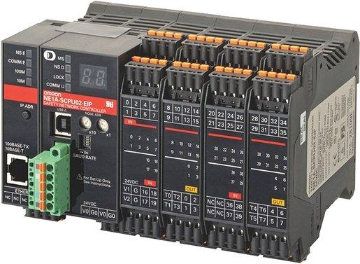Sicherheits-Netzwerk-Controller 40 sichere Eingänge + 8 Ausgänge dig.