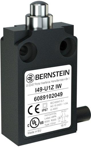 Endschalter Isolierstoff 1Ö/1S Sprungfunktion Metallbet. Rollenstößel