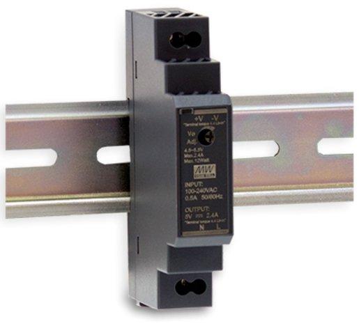 Schaltnetzteil für DIN - Schienenmontage 230 VAC / 24 VDC/ 0,63A kurzschlußfest