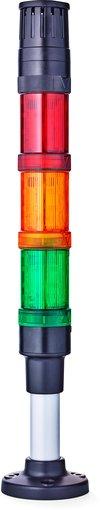 EcoModul 40 Signalsäule ZDC rot - orange - grün / ZDE Piezo 24 V AC/DC