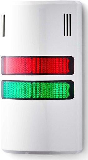 Half Dome Signalsäule 24 V AC/DC rot-grün grau RAL 7035