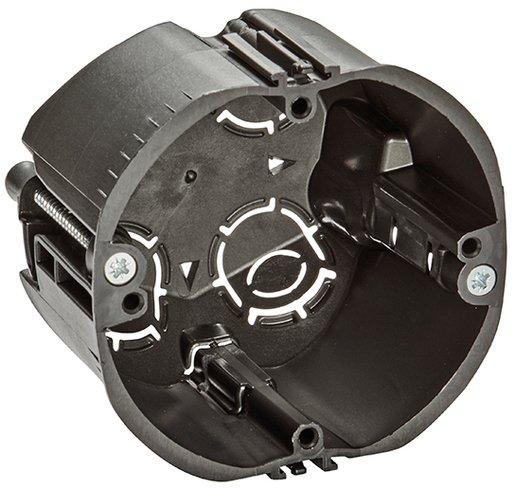 Hohlwand Kombi-Dose schwarz 74mm