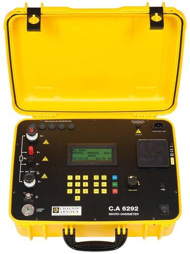 C.A 6292 Digitales Micro-Ohmmeter bis 200 A im baustellentauglichen Gehäuse