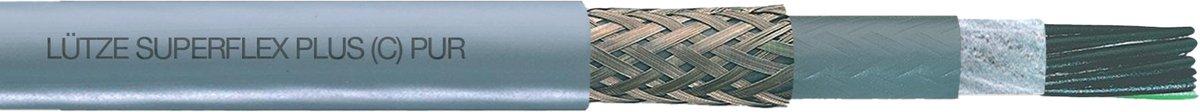 PUR-Steuerleitung Superflex Plus N 7G0,75 300V Cu-Litze blank grau RAL7001 100m