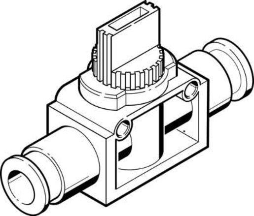 Absperrventil 2/2 Wege bistabil QS-8 auf QS-8