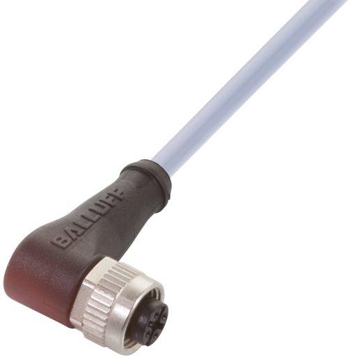 Steckverbinder M12 x 1 Buchse 5-polig gewinkelt 10m Kabel