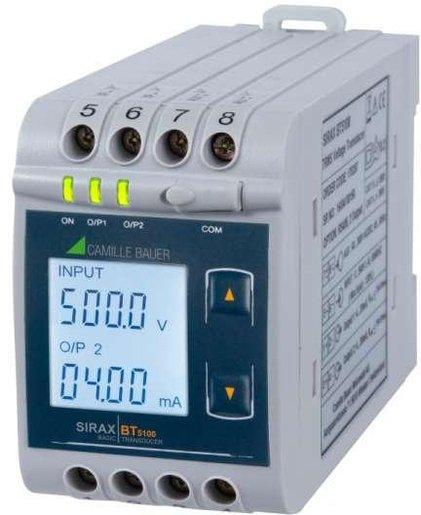 Uni - Messumformer Spannung mit LCD-Anzeige - 2 konf. analoge Ausgänge