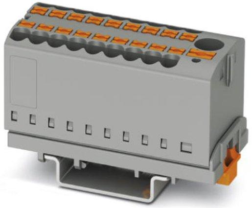 Verteilerblock senkrecht mit integrierter Einspeisung 19 x 2,5mm² blau