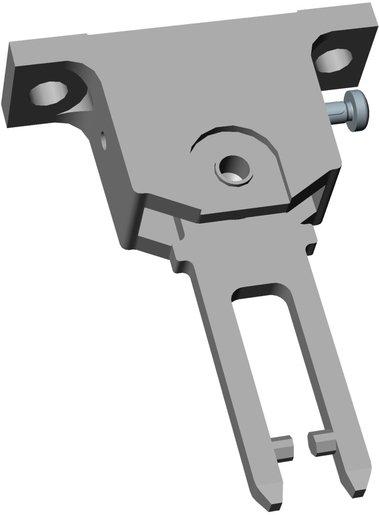 Radiusbetätiger min. 100 mm Türradius