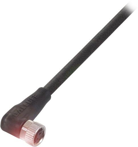 Steckverbinder M8 Buchse 3-polig gewinkelt freies Leitungsende schwarz 10m