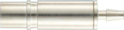 Pneumatik-Kontakt ohne Absperrung gerade Buchse Messing