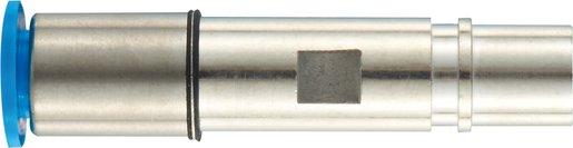 Pneumatik-Kontakt ohne Absperrung gerade Buchse Messing