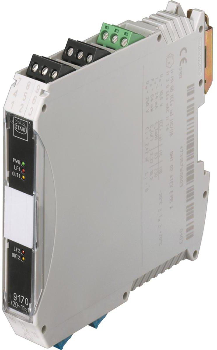 Ex i ISpac Schaltverstärker Reihe 9170 / 1 Kanal / 1W / 24 VDC / SIL 2