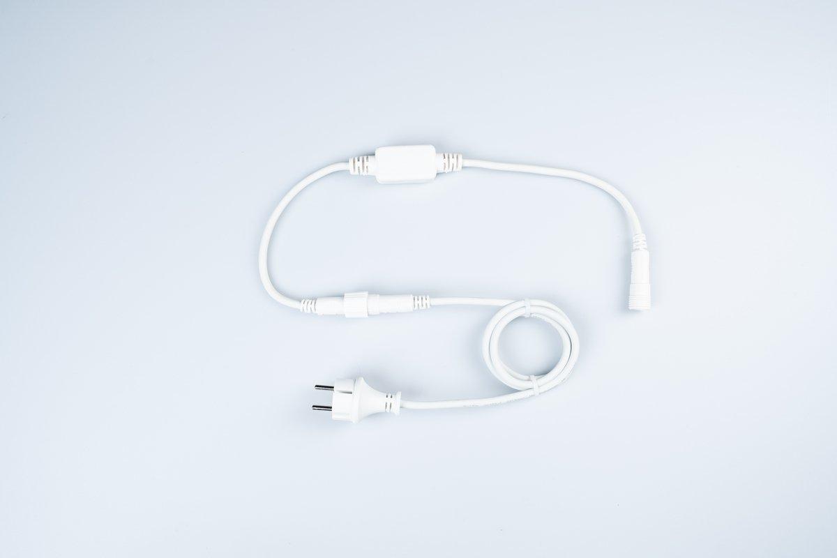 QuickFix LED Zuleitung EU 1,5m weißes Kabel
