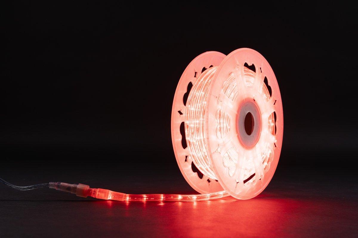 Lichtschlauch Rope Light 30 45m Rolle LED rot