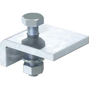 Klemmlasche für Stahlträger 20 mm 60 x 50 St tauchfeuerverzinkt