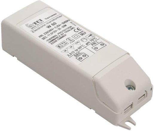 Trafo elektronisch 20 - 105 W 12 V weiß