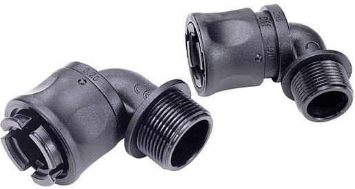 Verschraubung LGP D19 M25 90° schwarz