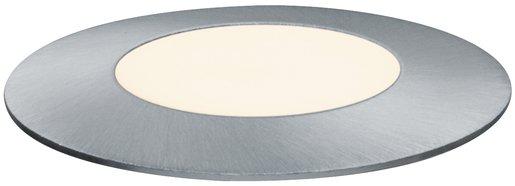 Plug+Shine Bodeneinbauleuchte 2,5W IP65 3000K 24V 55mm Silber