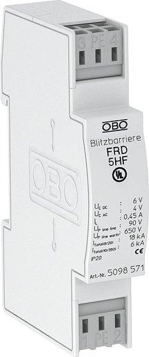 Blitzbarriere mit HF-Anwendungen 5V AC