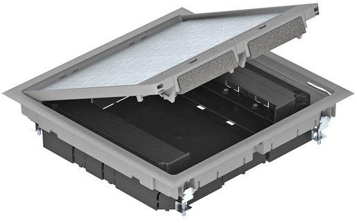 Geräteeinsatz für Kanalmontage PA eisengrau 7011