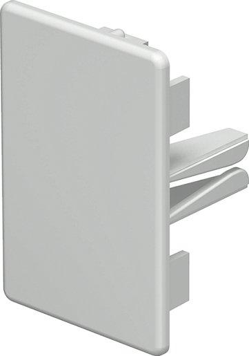 Endstück 40x60mm PVC lichtgrau 7035