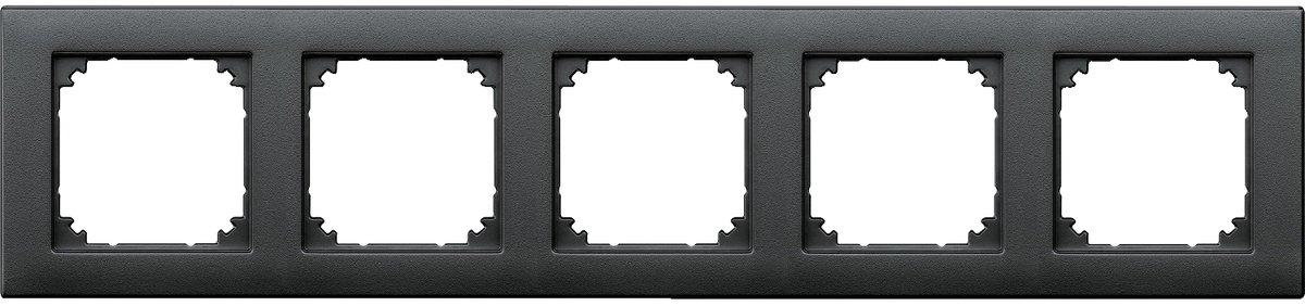 Abdeckrahmen 5-fach anthrazit