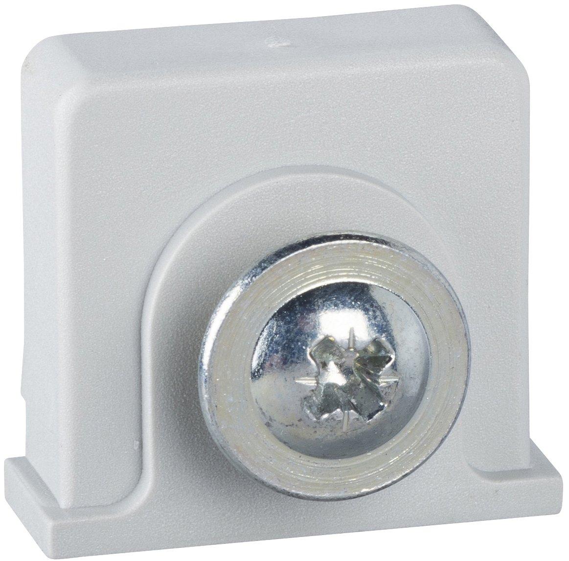 Kunststoffmutter und Blechschraube in den Aussparungen des PLM für DIN