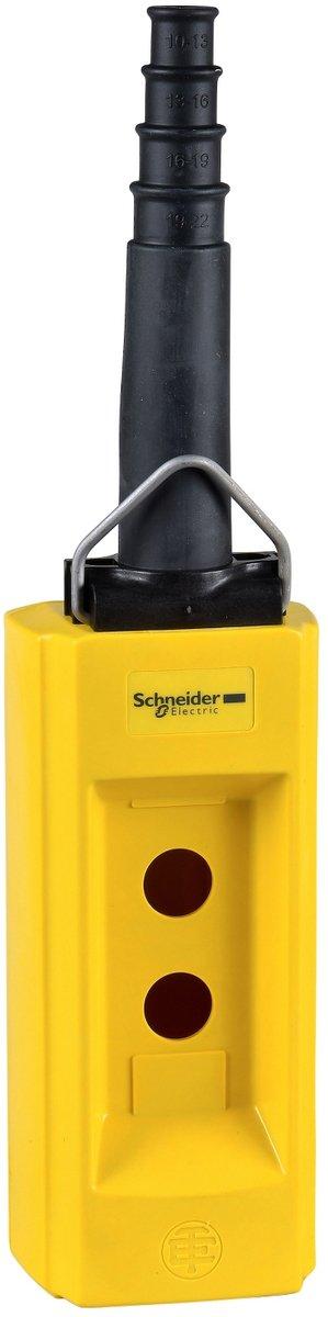 Leergehäuse für Hängetaster XAC-B 2 Bohrungen + 1 an der Geräteunterseite
