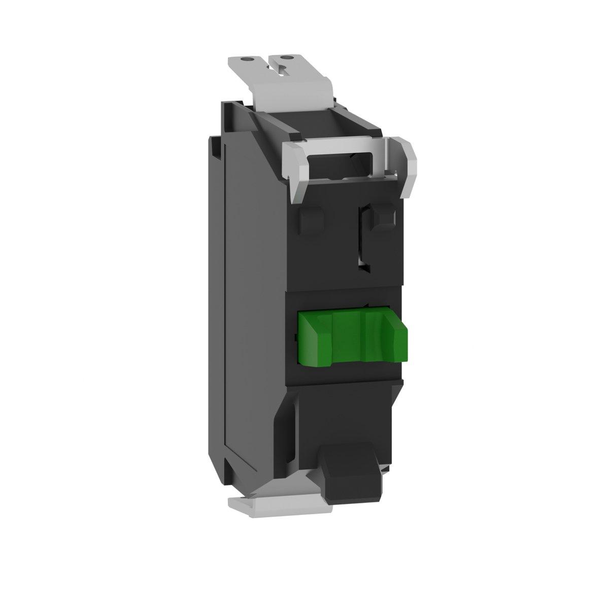 Hilfsschalterblock 1S einfach für Frontelement Ø 22 mm Flachsteckanschluss