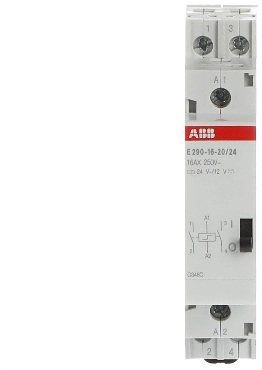 Stromstoßschalter Spule 24 VAC/ 12 VDC 16 A 2 NO