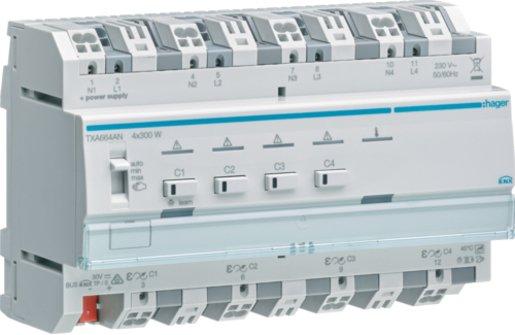 Universaldimmaktor 4f KNX easy 4 x 300 W