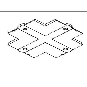 NOA Abdeckplatte grau für T- / 90° und Kreuzverbinder XTSF 30-1