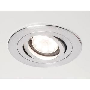 Einbaustrahler SERIE 3391 HV 1x QPAR 16 50W GU10 Aluminium gebürstet