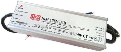 Getaktetes Netzteil 187 W für die Versorgung von LED Gruppen 187W IP67 24V 7,8A