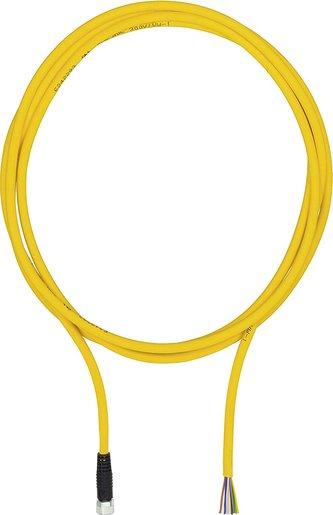 Kabel Buchse M8 4-polig gerader Abgang und freies Kabelende 5m