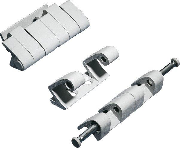 Scharniere 180° für TS8/SE Türvariante: bis 900 N RAL 7035