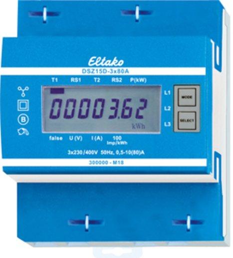Drehstromzähler 3x80A MID geeicht